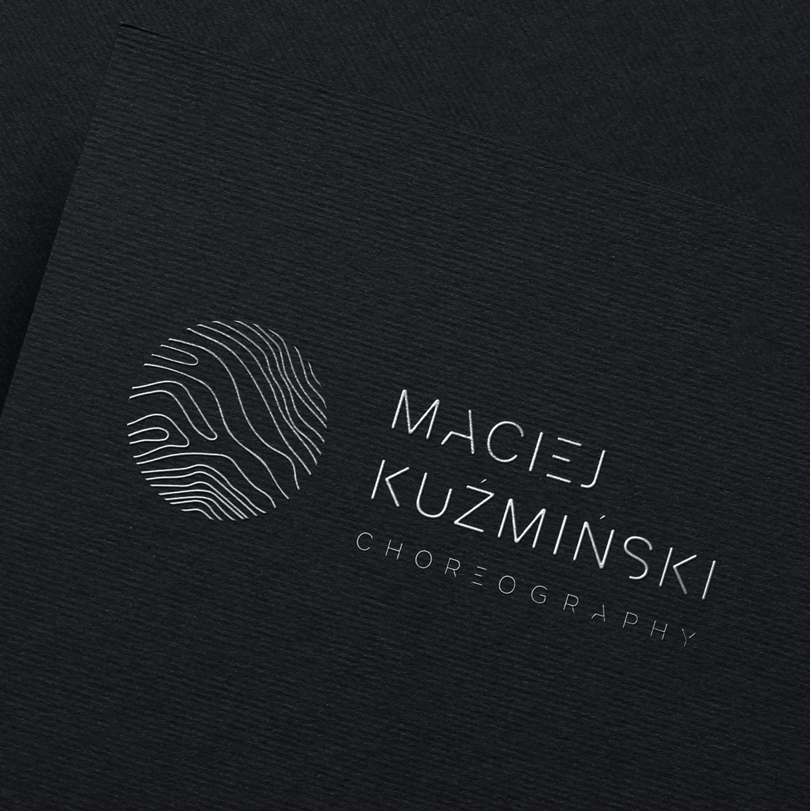 Maciej Kuźmiński — logo / identyfikacja, identyfikacja wizualna, projekt Małgorzata Drabina (1)