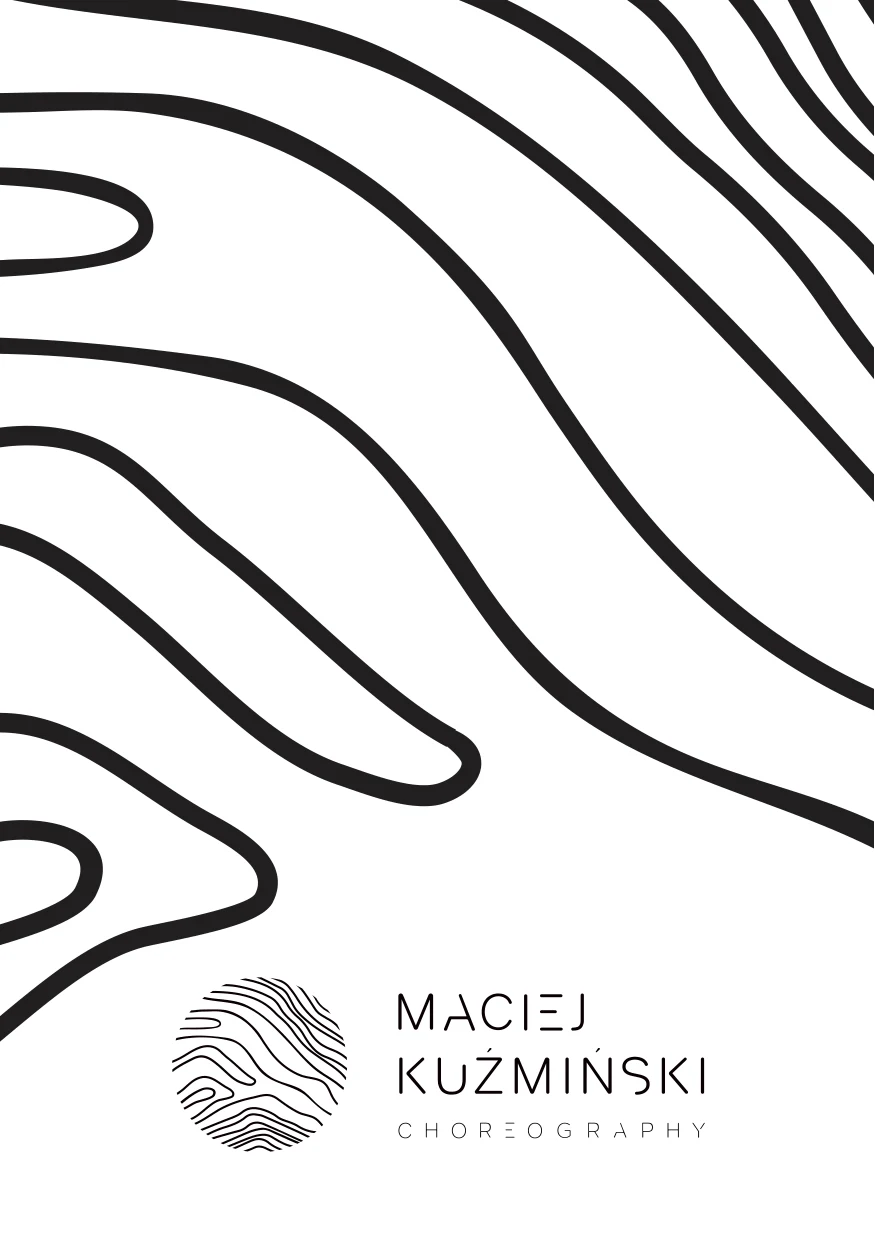 Katalog Macieja Kuźmińskiego — strona 1, projekt Małgorzata Drabina