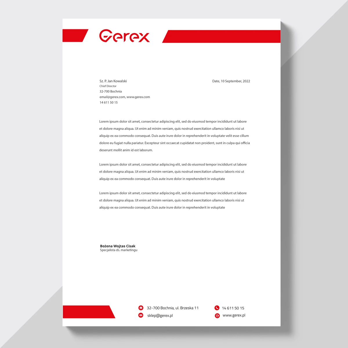 Gerex — logo / identyfikacja, identyfikacja wizualna, projekt Małgorzata Drabina (8)