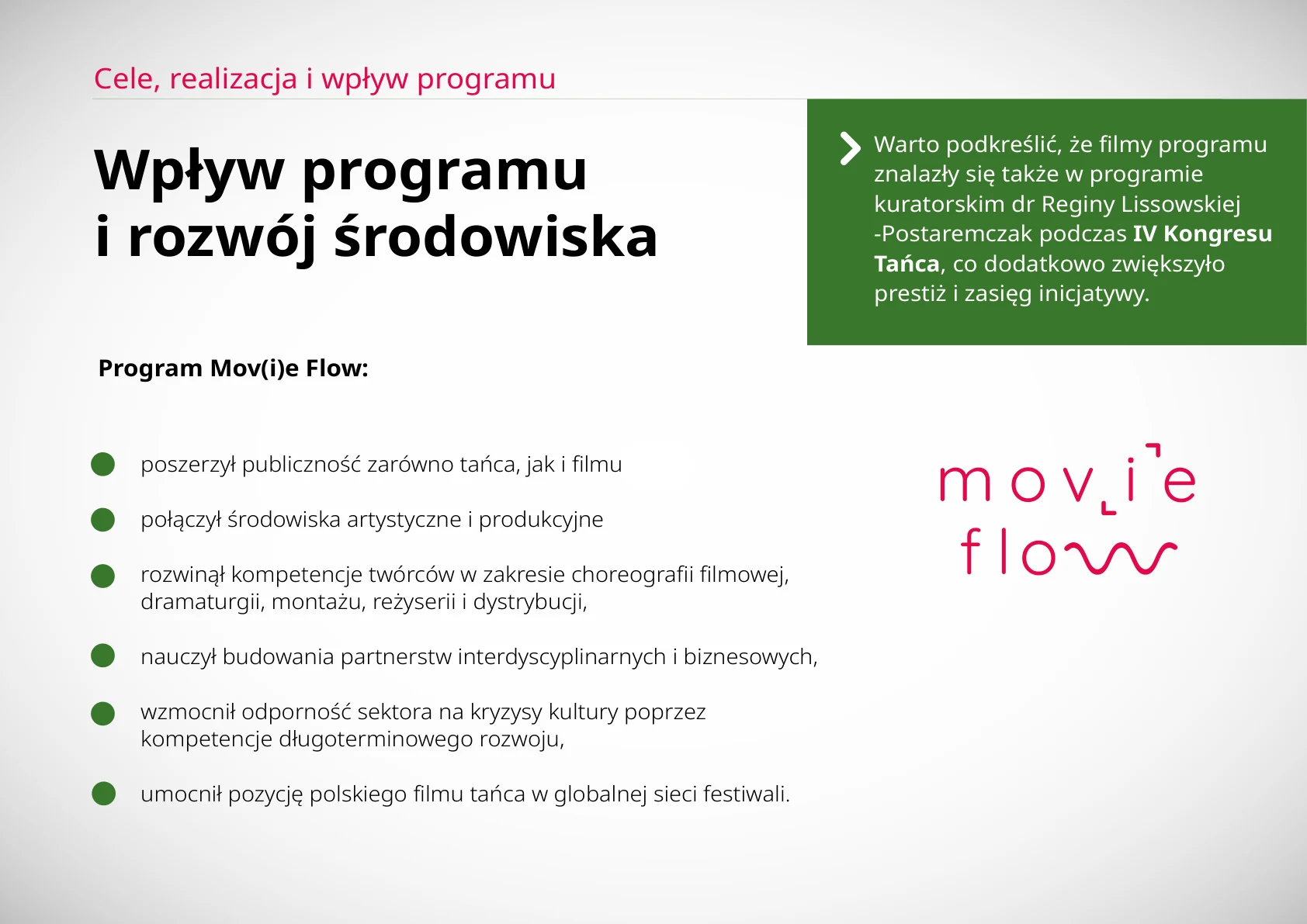 PREZENTACJA PROGRAMU — strona 13, projekt Małgorzata Drabina