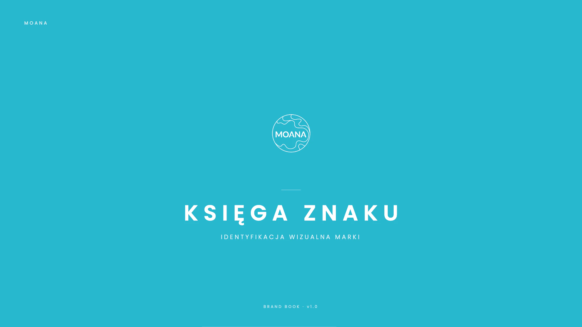 Księga znaku — strona 1, projekt Małgorzata Drabina