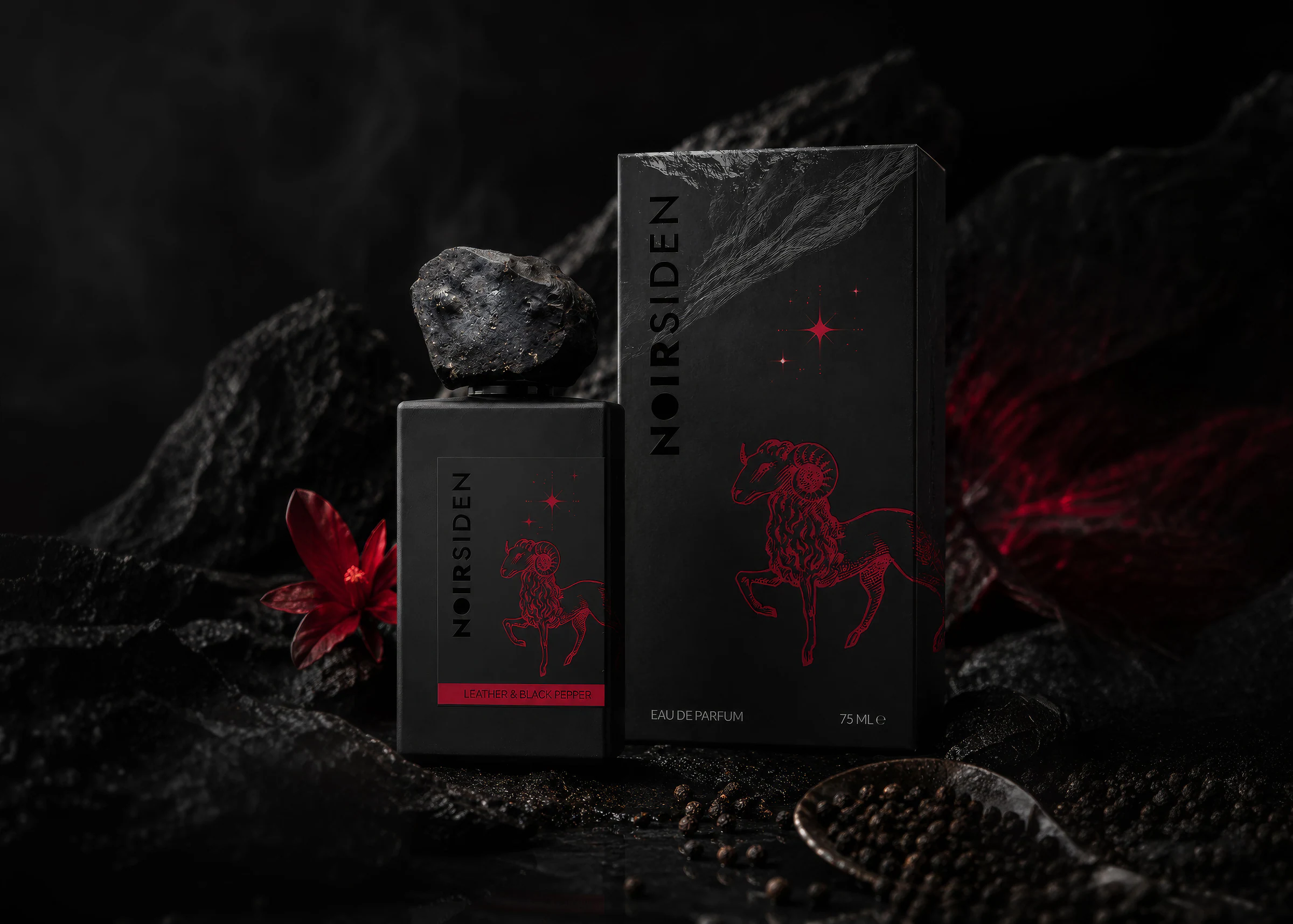 Noirsiden — strategia marki / logo / opakowania, identyfikacja wizualna, projekt Małgorzata Drabina — galeria 1.5
