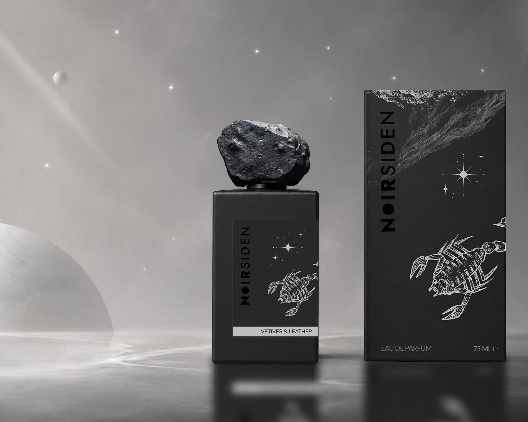 Noirsiden — strategia marki / logo / opakowania, identyfikacja wizualna, projekt Małgorzata Drabina — duża wizualizacja 4