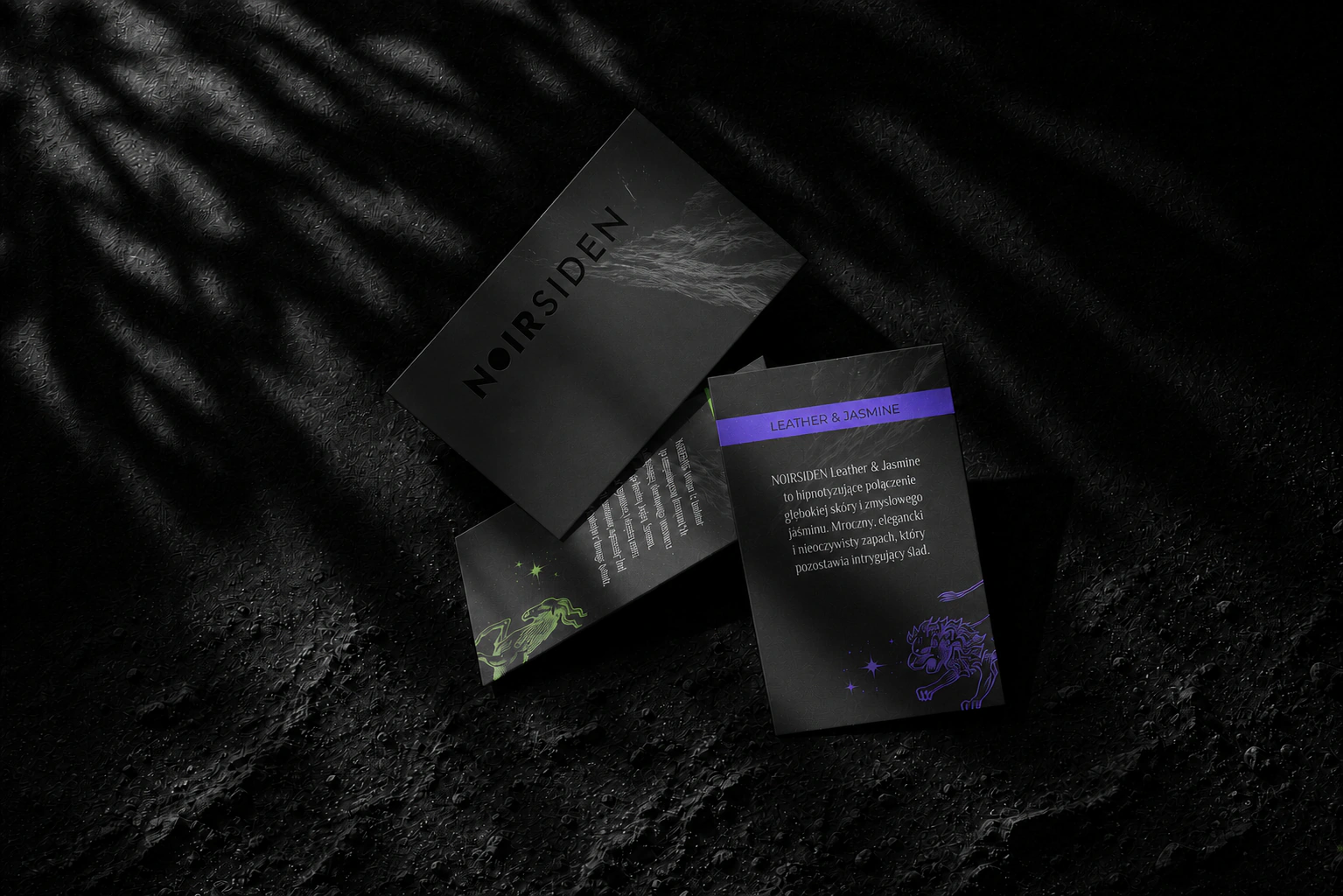 Noirsiden — strategia marki / logo / opakowania, identyfikacja wizualna, projekt Małgorzata Drabina — duża wizualizacja 6