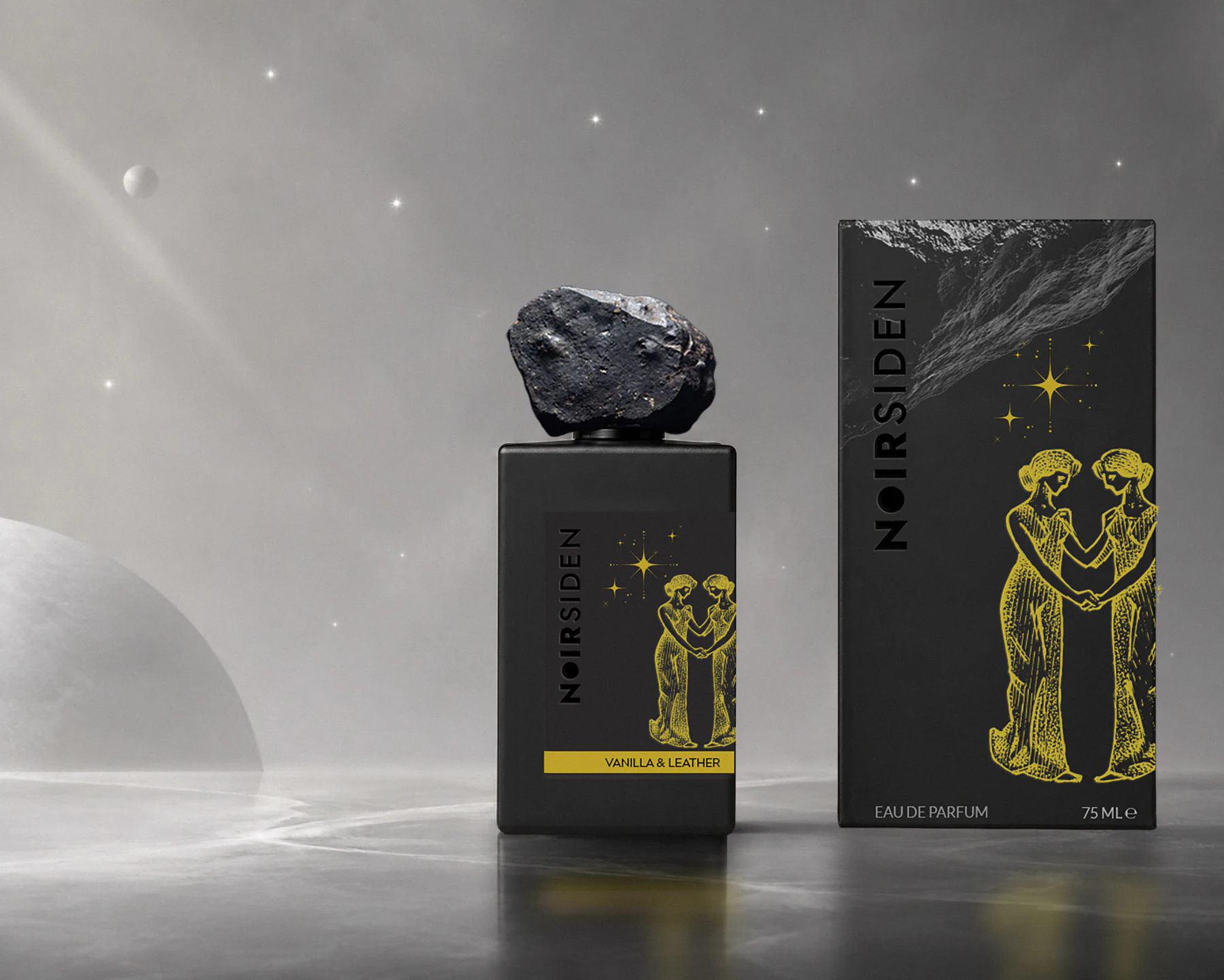 Noirsiden — strategia marki / logo / opakowania, identyfikacja wizualna, projekt Małgorzata Drabina — galeria 2.1