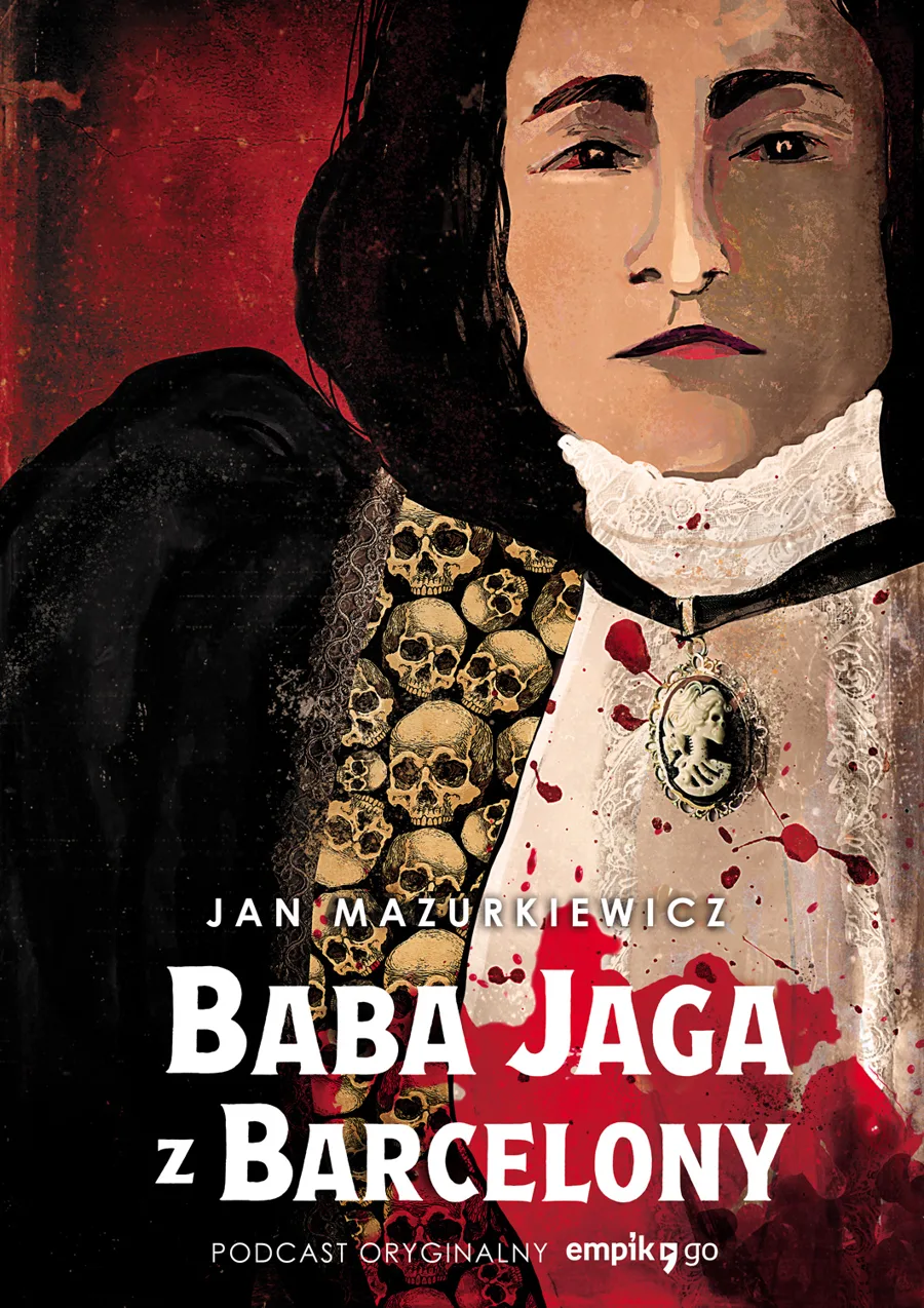 Projekt okładki „Baba Jaga z Barcelony".