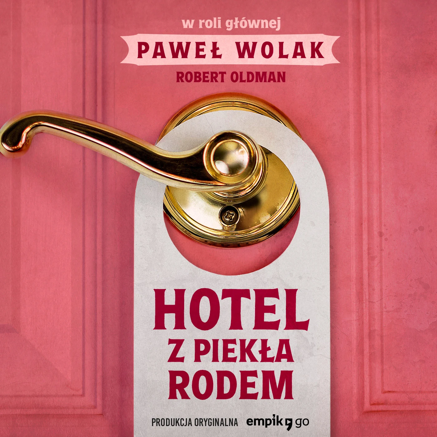 Projekt okładki audiobooka „Hotel z piekła rodem".