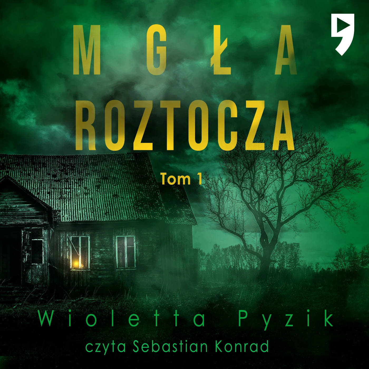 Projekt okładki audiobooka „Mgła. Roztocza".