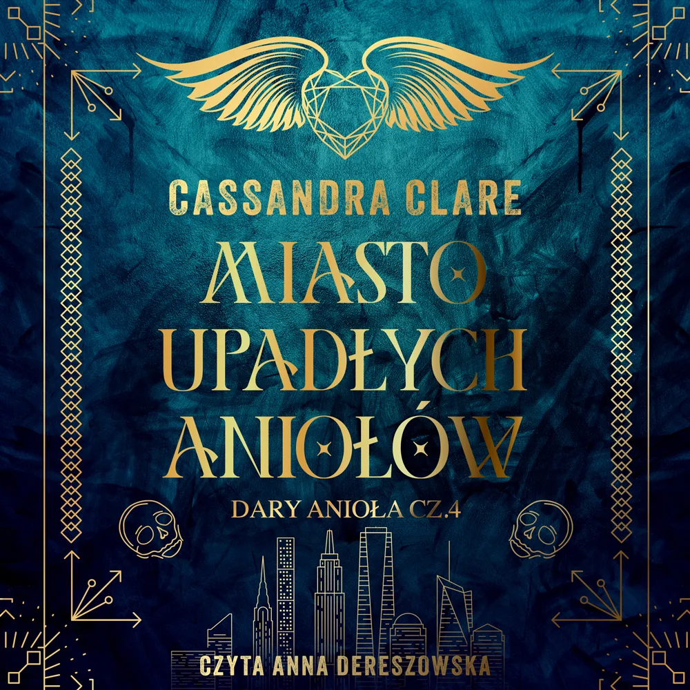 Projekt okładki audiobooka „Miasto upadłych aniołów".