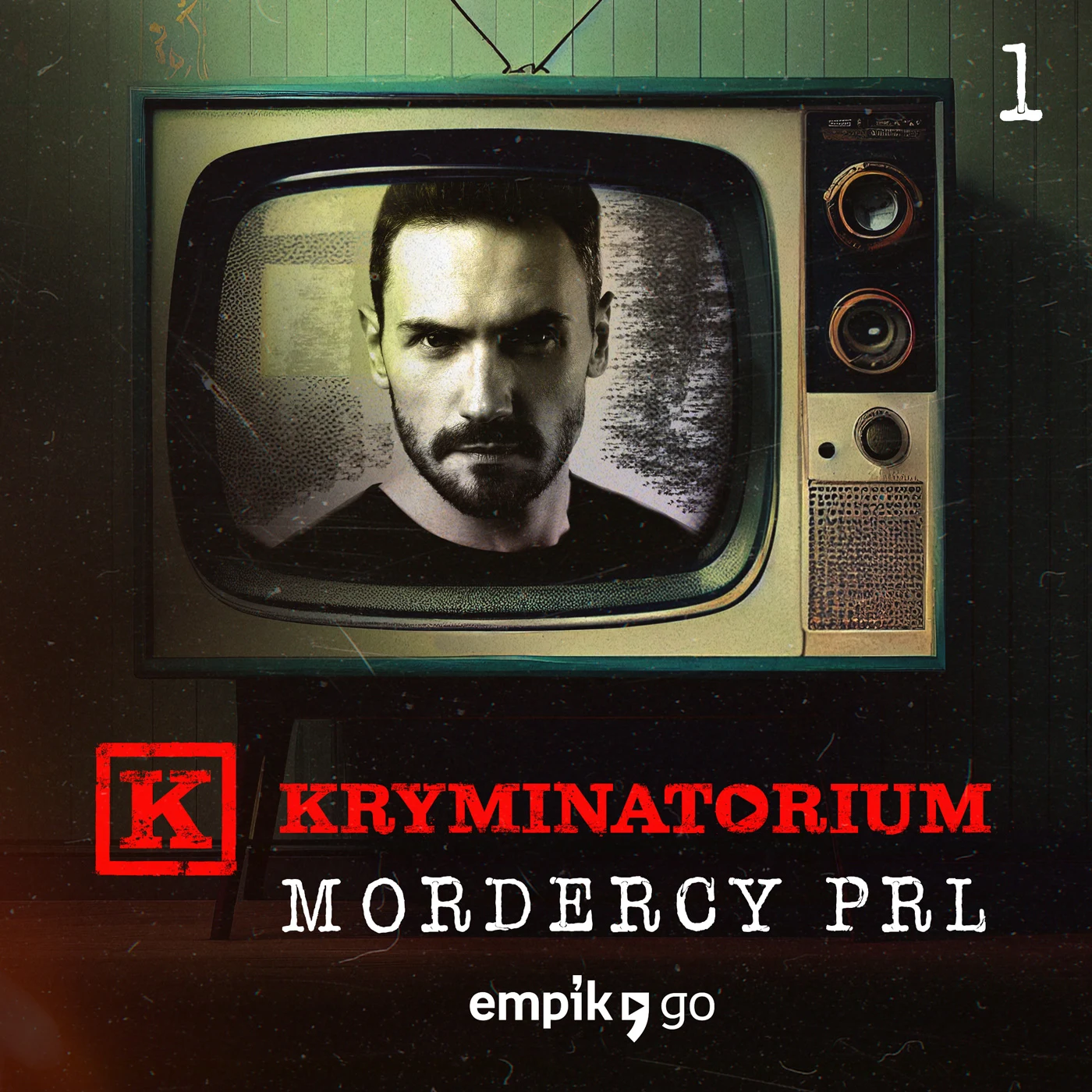 Projekt okładki audiobooka „Mordercy PRL".
