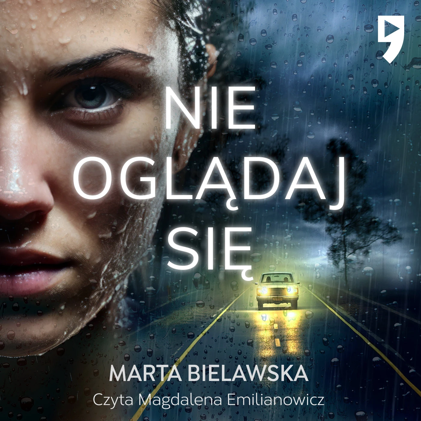 Projekt okładki audiobooka „Nie oglądaj się".