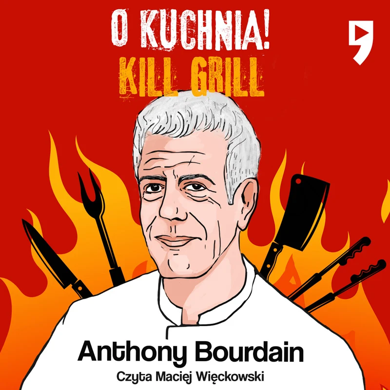 Projekt okładki audiobooka „O kuchni".