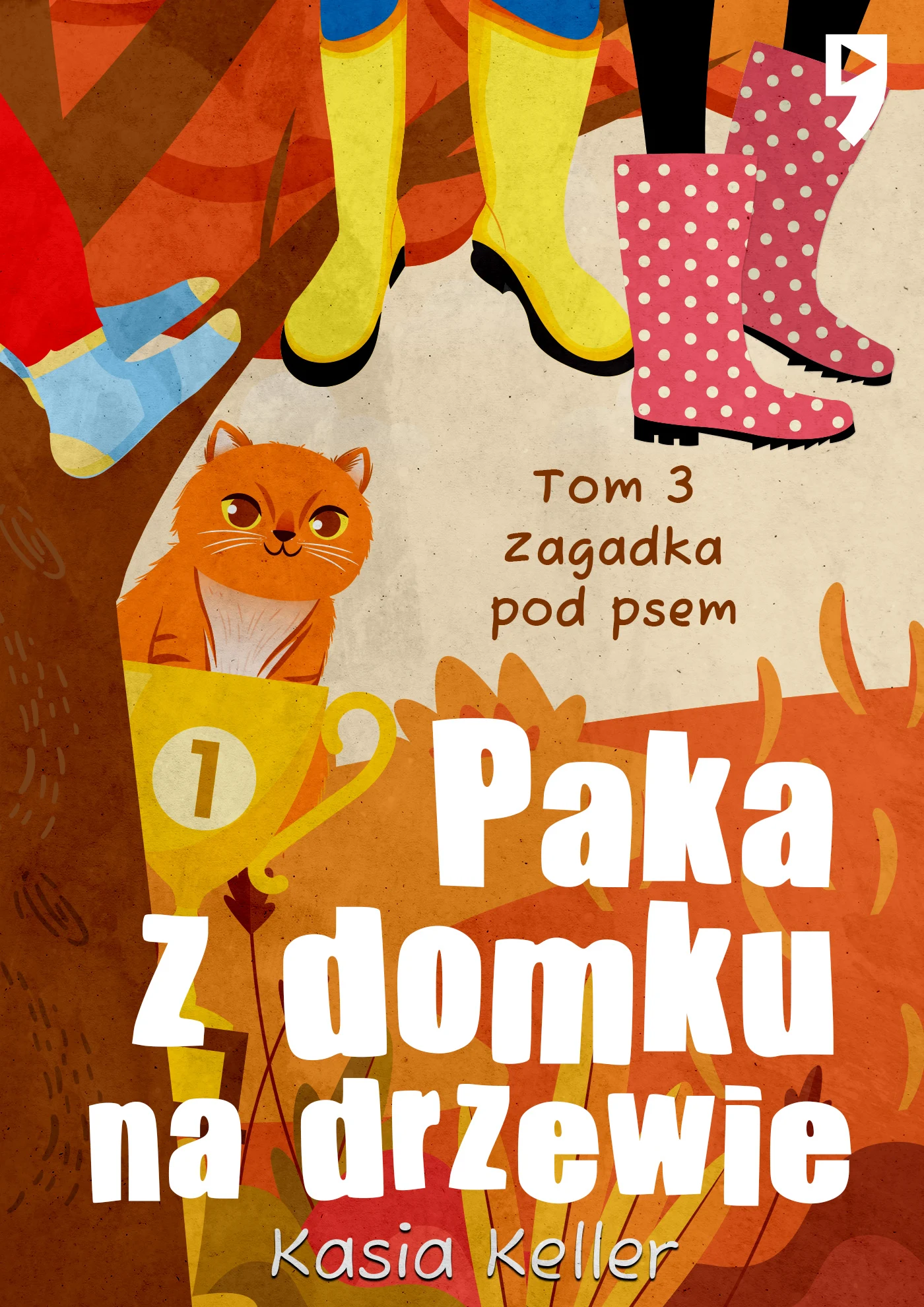 Projekt okładki e-booka „Paka z domku. Tom 3".