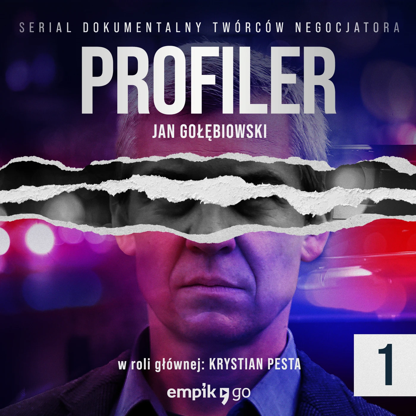 Projekt okładki audiobooka „Profiler".