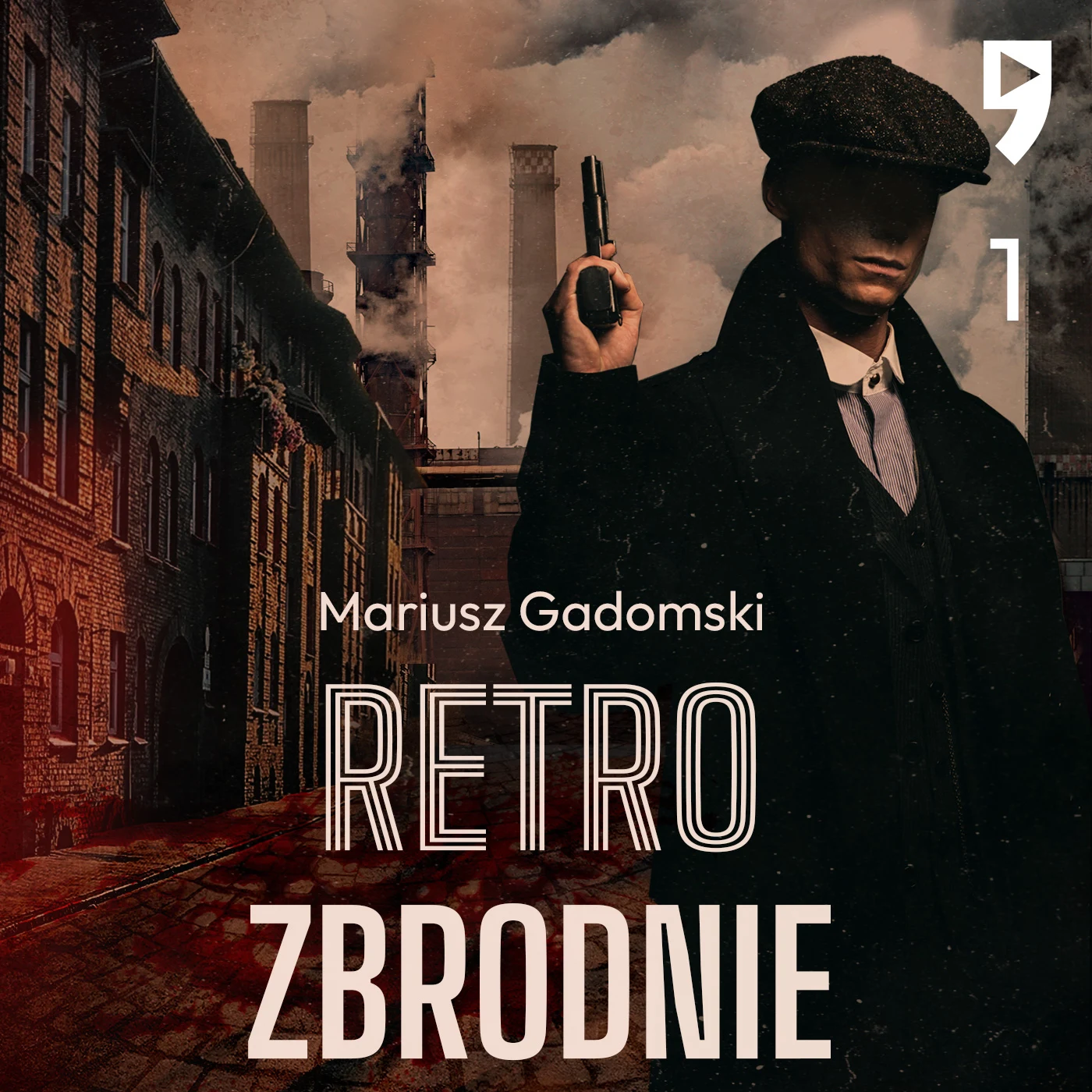 Projekt okładki audiobooka „Retro zbrodnie".