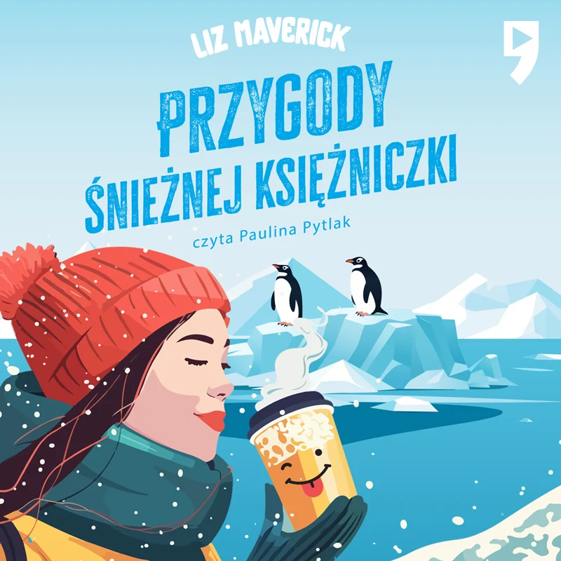 Projekt okładki audiobooka „Przygody śnieżnej księżniczki".