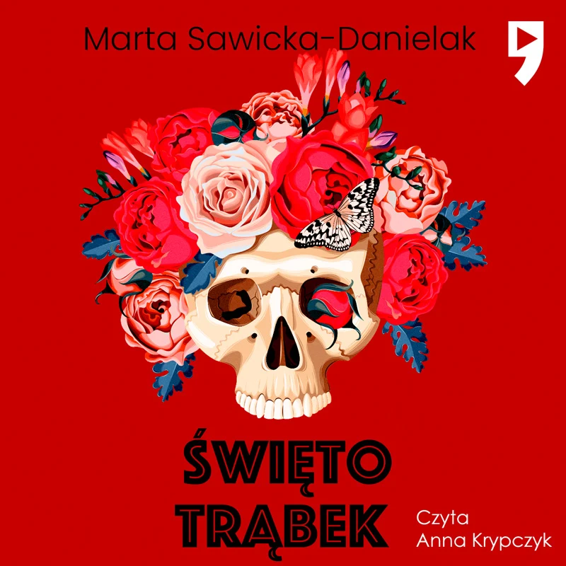 Projekt okładki audiobooka „Święto trąbek".
