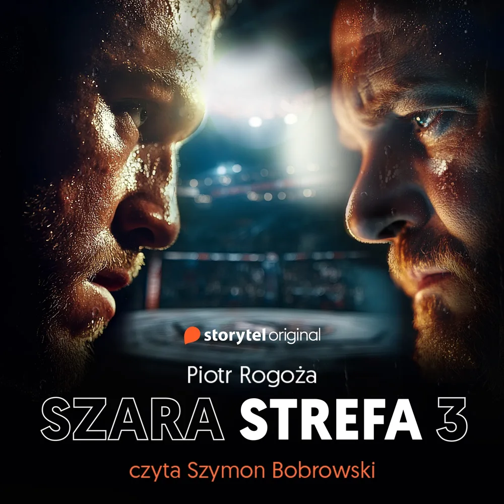 Projekt okładki audiobooka „Szara strefa".
