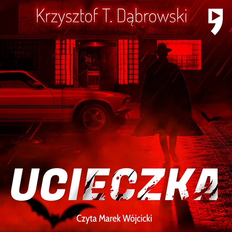 Projekt okładki audiobooka „Ucieczka".