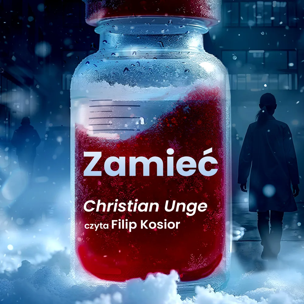 Projekt okładki audiobooka „Zamieć".