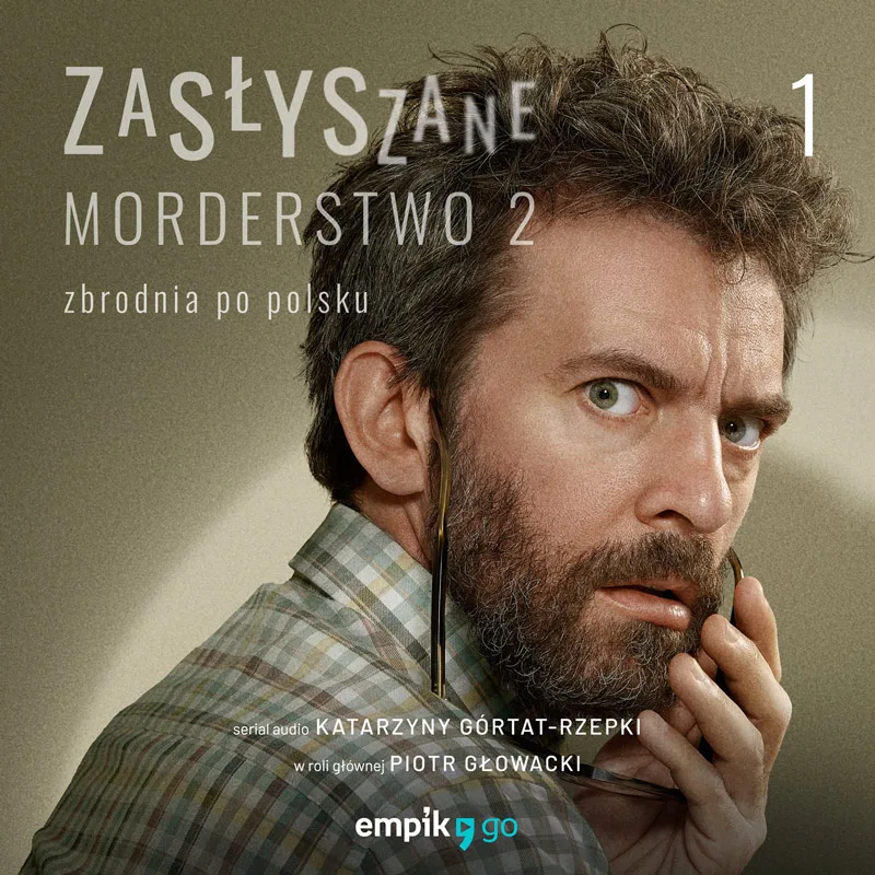 Projekt okładki audiobooka „Zasłyszane morderstwo".