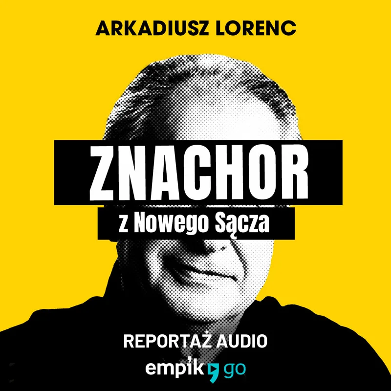 Projekt okładki audiobooka „Znachor z Nowego Sącza".